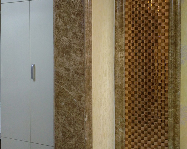 大理石花边窗框